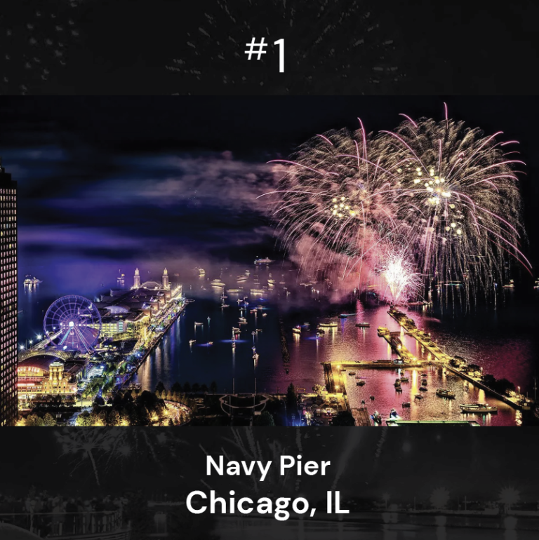 Navy Pier Chicago, IL = Chicago Fireworks by Pyrotecnico